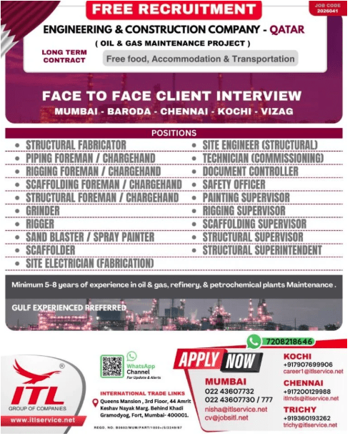 Free Recruitment Qatar