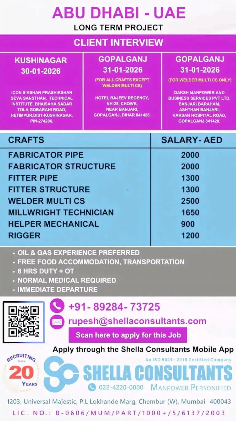 jobs in abu dhabi uae for oil gas construction 2026 compressed