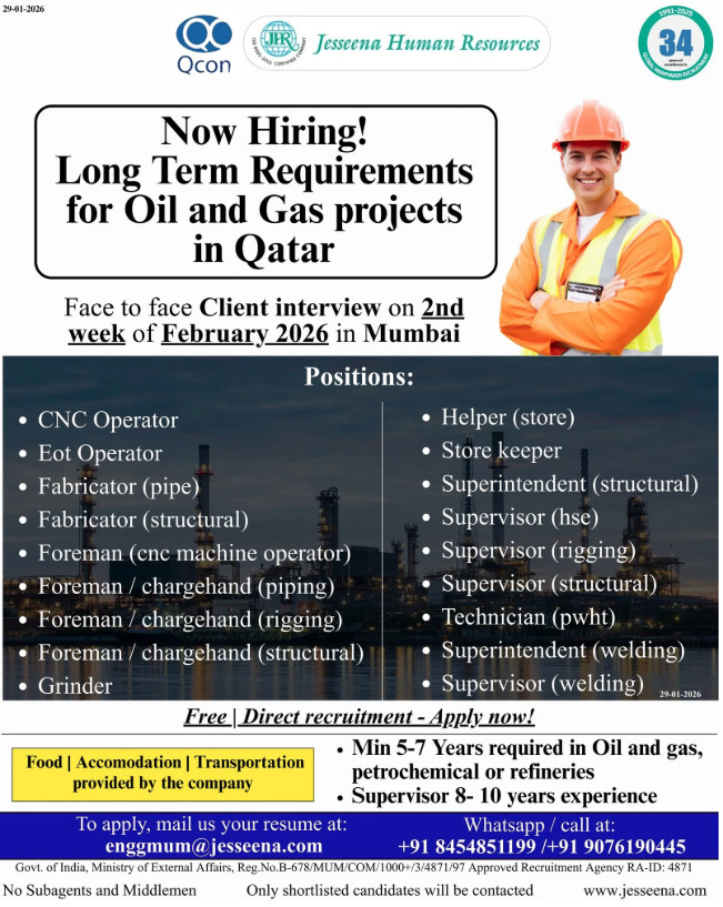 qatar jobs oil and gas