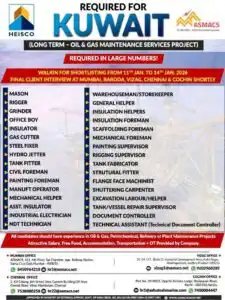 (10+ Vacancies) Helper for Kuwait 2 General Helper Jobs in Kuwait