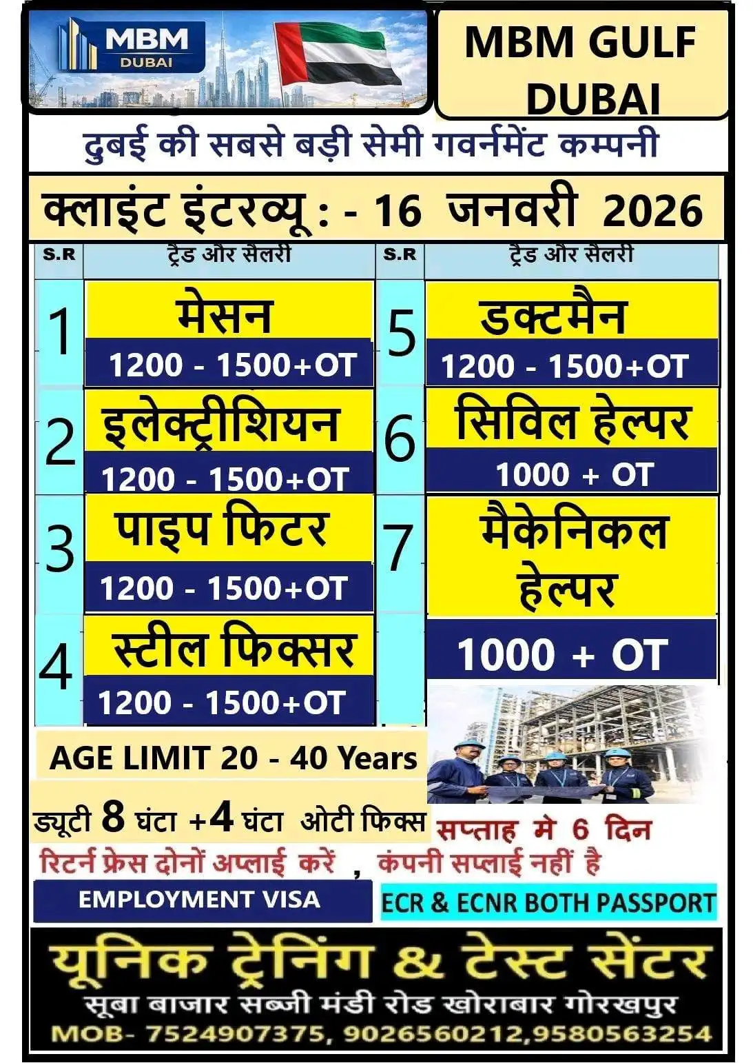 urgent requirement for dubai 2026 compressed